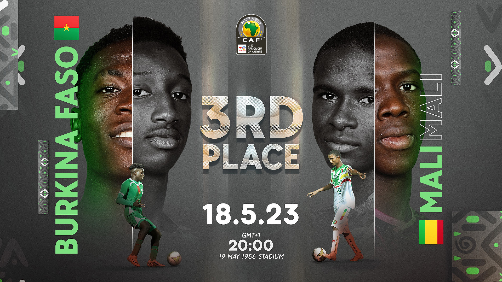 CAN U17 / Classement : Ce soir, Mali-Burkina Faso pour la médaille de bronze
