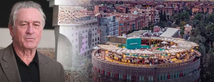 Marrakech: L’icône du cinéma mondial Robert de Niro inaugure le « Nobu Hotel »
