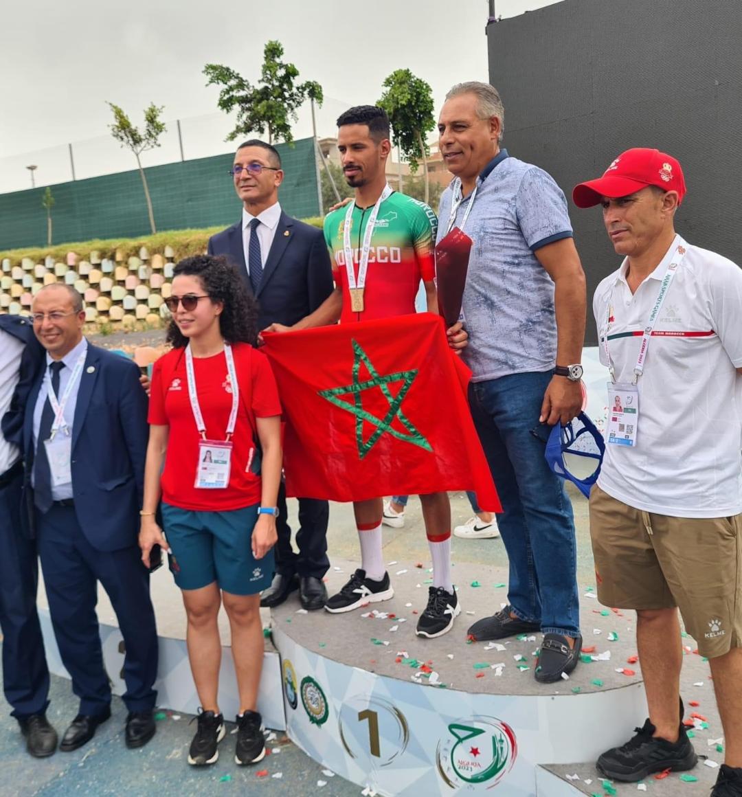 Jeux sportifs arabes 2023 - Cyclisme: Mohcine El Kouraji offre une deuxième médaille d'or au Maroc