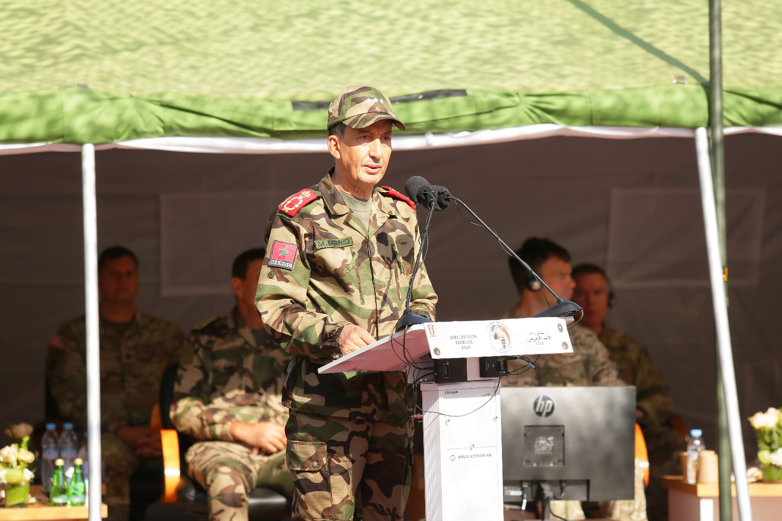 Mohammed Berrid, Inspecteur général des Forces Armées Royales et Commandant de la Zone Sud. Photo : Noureddine Echidmi (L'Opinion).