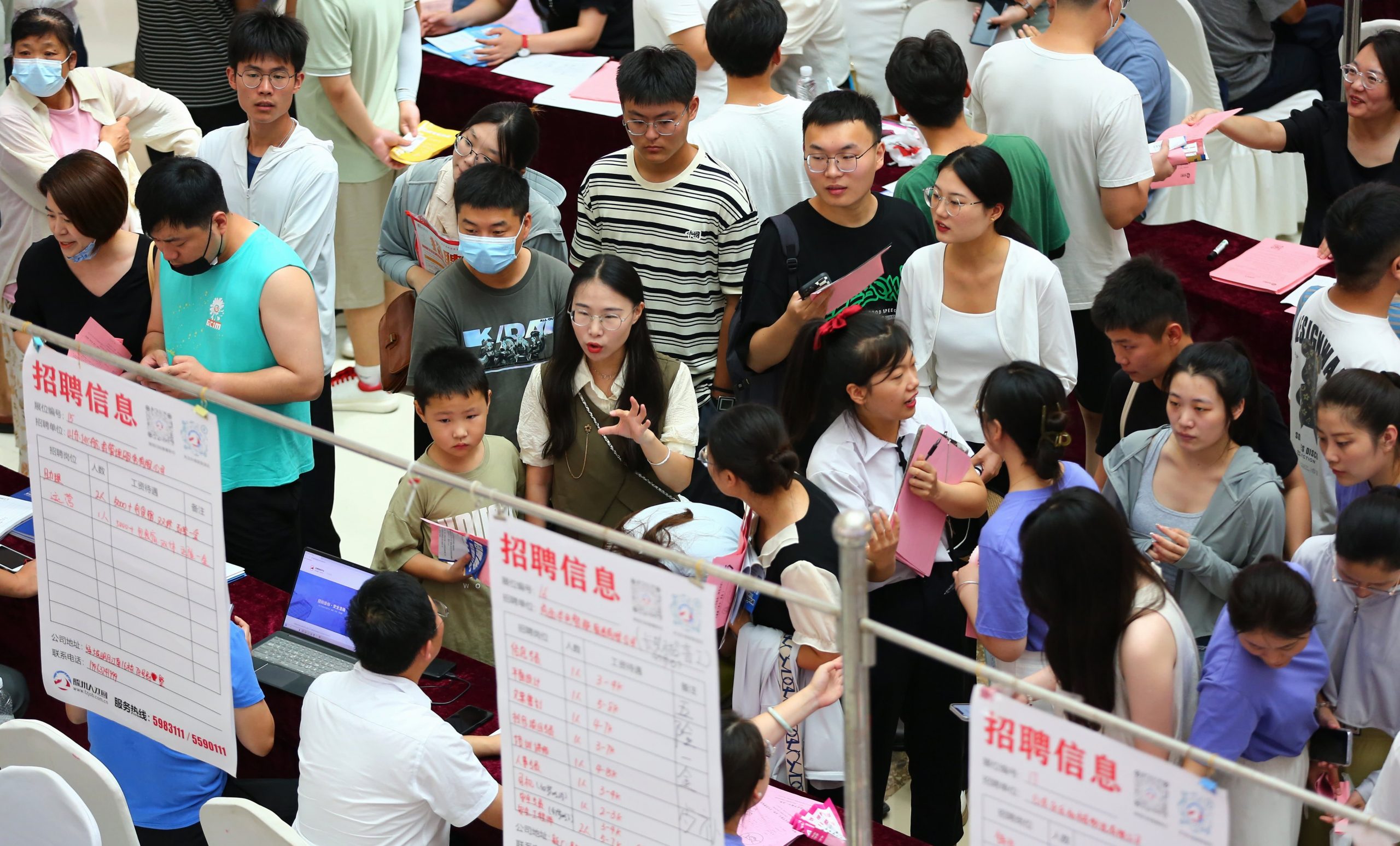 Chine : Suspension de la publication de chiffres sur le chômage des jeunes