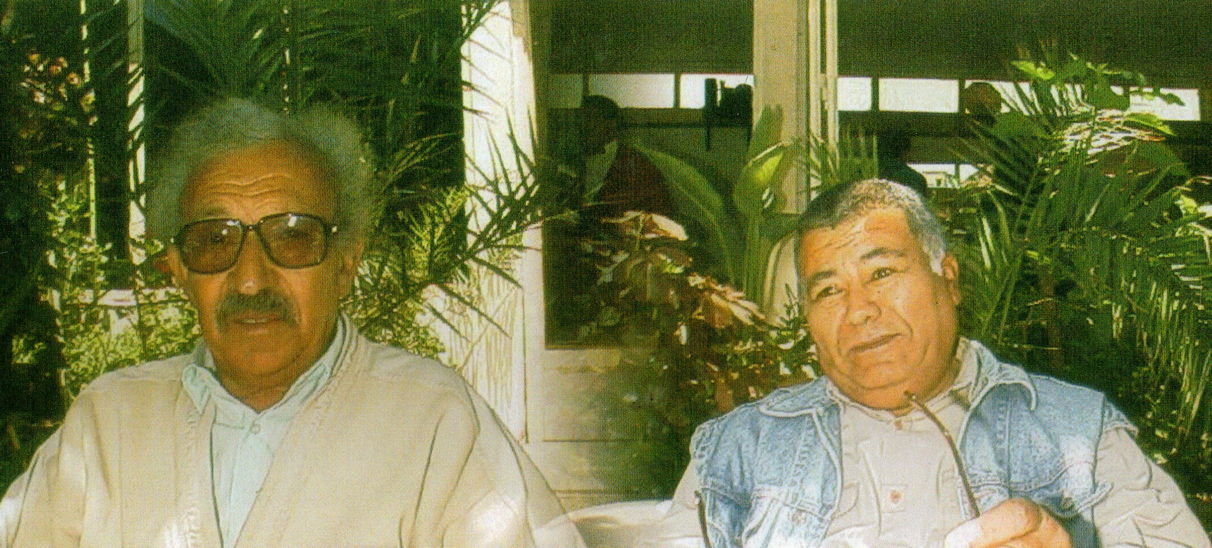 Mohammed Ben Abdeslam en 1993 avec l’un de ses grands complices , le parolier émérite Ali Haddani.