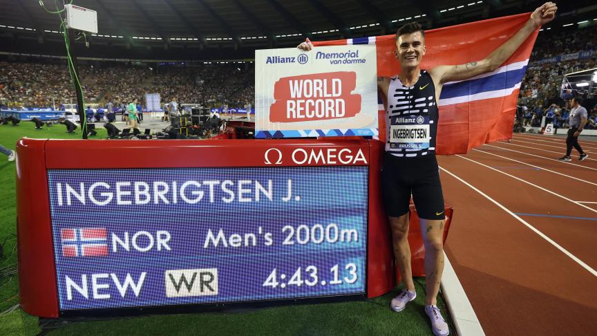 Ligue de diamant de Bruxelles (2.000 m) : Ingebrigtsen bat le record du monde que détenait El Guerrouj Ligue de diamant de Bruxelles (2.000 m) : Ingebrigtsen bat le record du monde que détenait El Guerrouj
