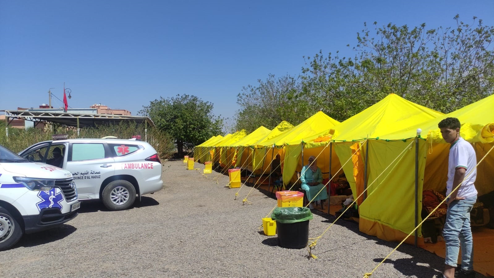 Séisme d'Al Haouz: La Fondation Mohammed V entame l’installation des tentes pour les populations impactées