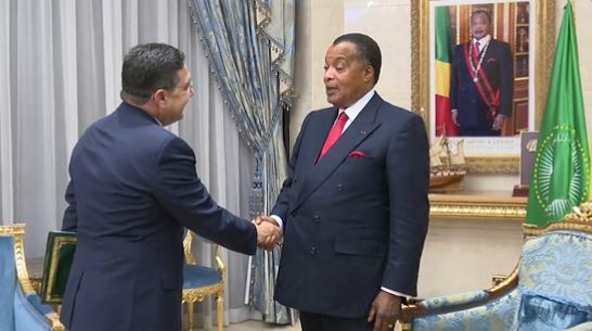 Le Président du Congo a reçu Nasser Bourita, porteur d’un message de Sa Majesté le Roi Mohammed VI