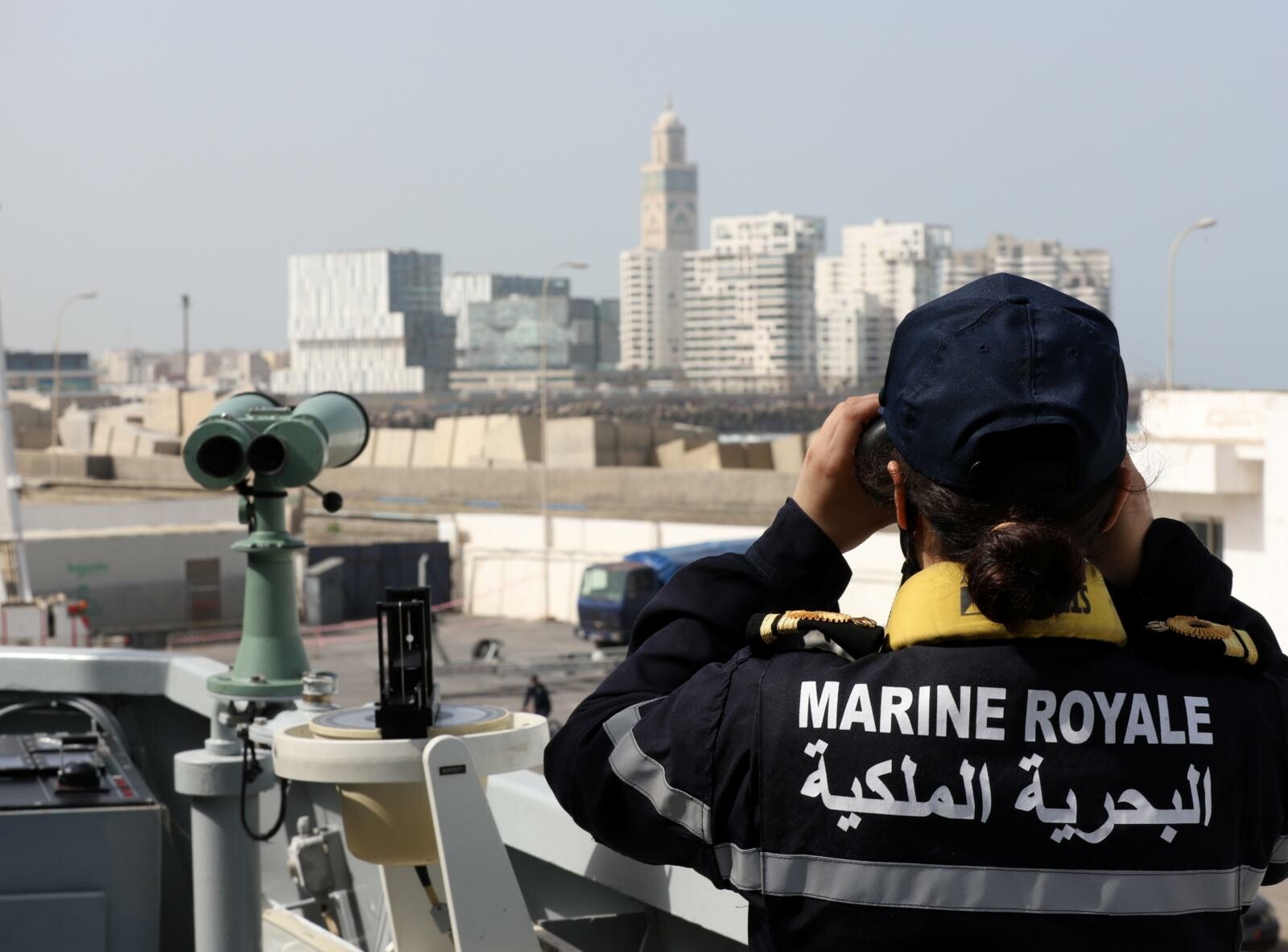 Dakhla: Interception d'une pirogue avec à bord 155 candidats à la migration irrégulière Dakhla: Interception d'une pirogue avec à bord 155 candidats à la migration irrégulière