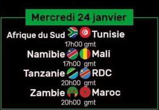 CAN 2023:  Programme des Lions de l’Atlas CAN 2023:  Programme des Lions de l’Atlas