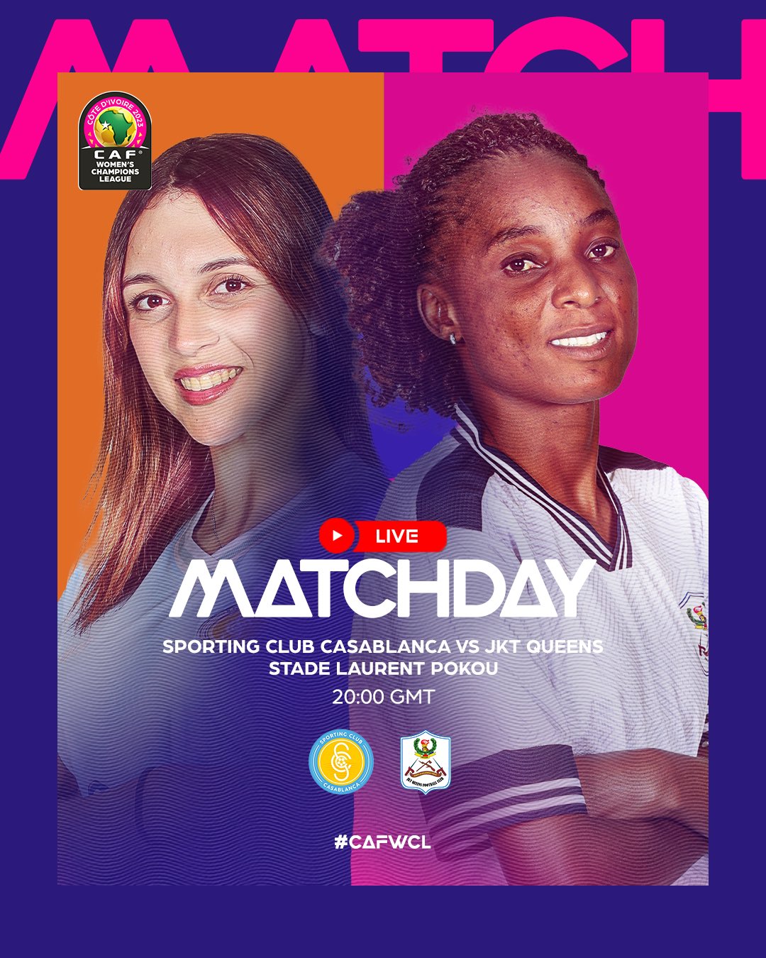 CAF/LDC féminine 2023 :  Le Sporting, ce soir, une victoire pour espérer se qualifier !