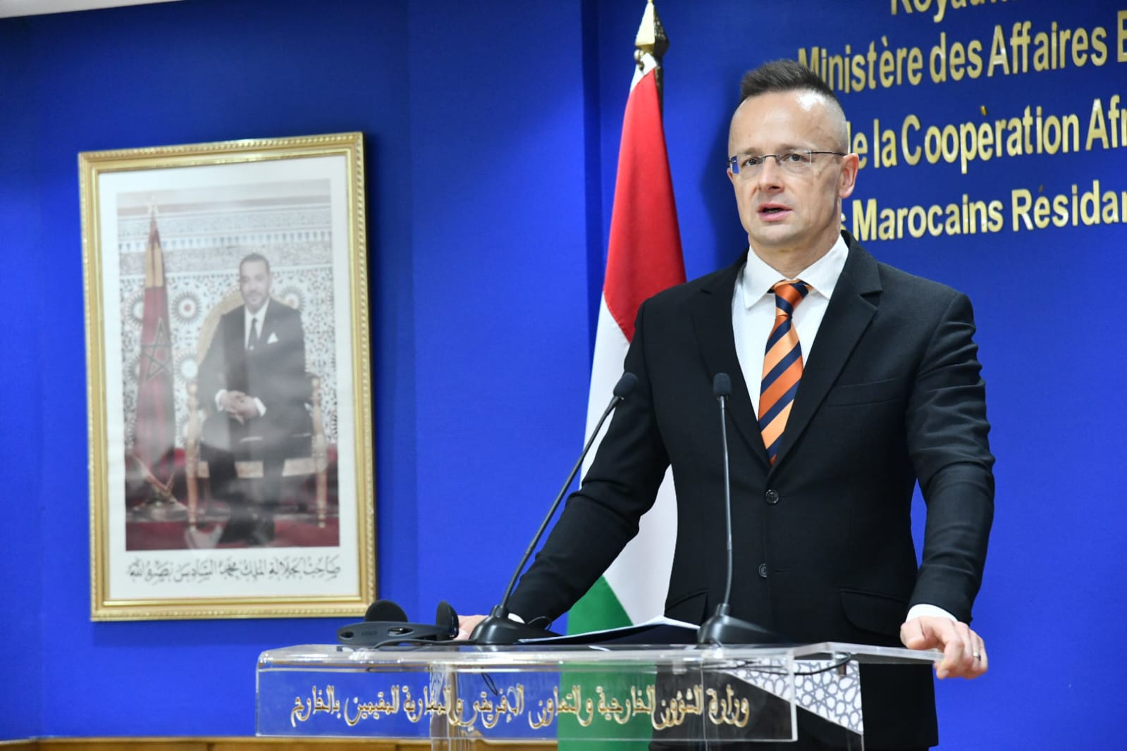 Le ministre hongrois des Affaires étrangères, Peter Szijjarto