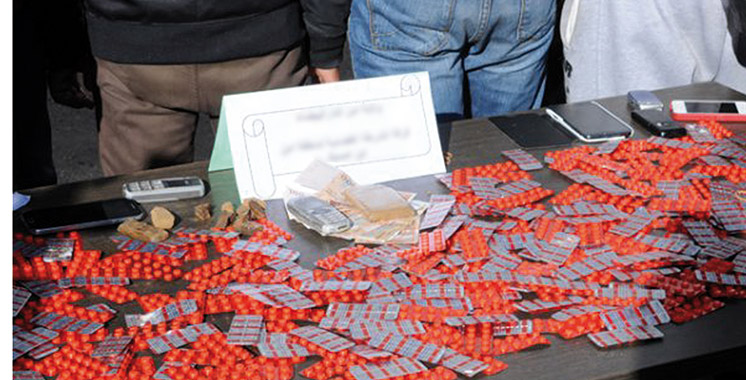 Tanger: mise en échec d'une tentative de trafic de 5,4 kg de cocaïne et de 6.642 comprimés psychotropes