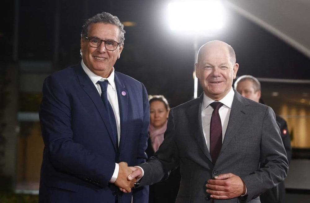La coopération économique au cœur d'une réunion entre Aziz Akhannouch et Olaf Scholz