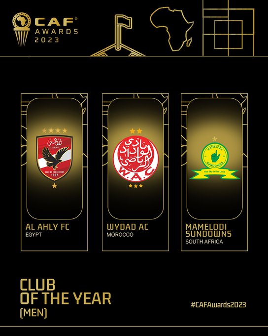 Awards CAF 2023/ Listes finales :  Le Maroc présent en force !