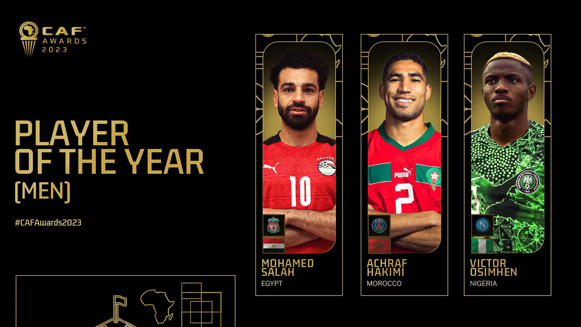 Awards CAF 2023/ Scandale du Ballon d’or:  Salah aux dépens de Bounou par ancienneté et non par mérite !