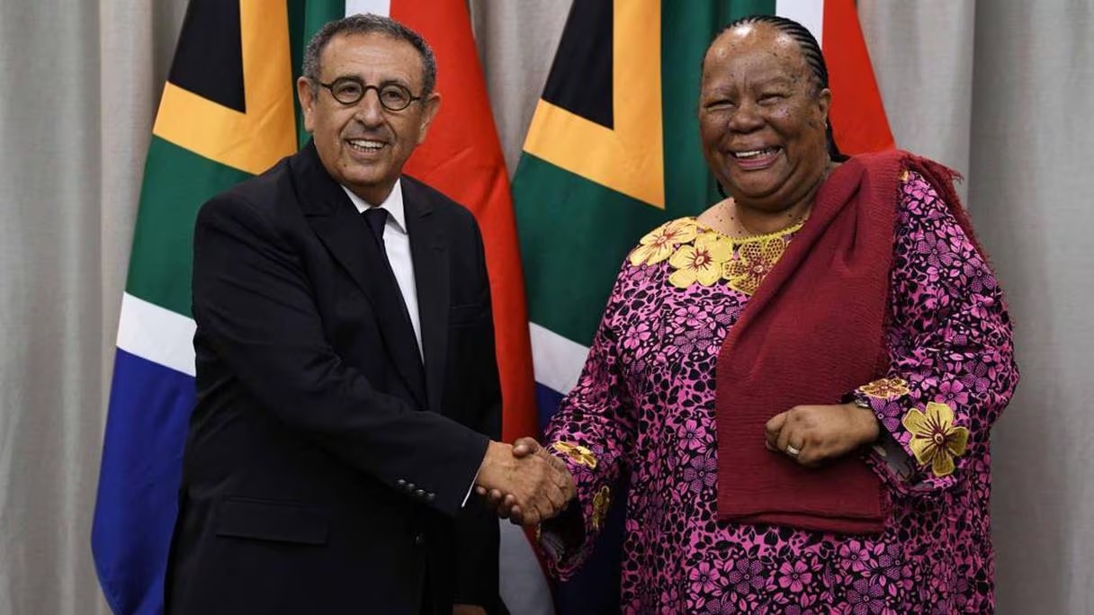 Afrique du Sud : Avant son départ, Youssef Amrani s’entretient avec la MAE Naledi Pandor