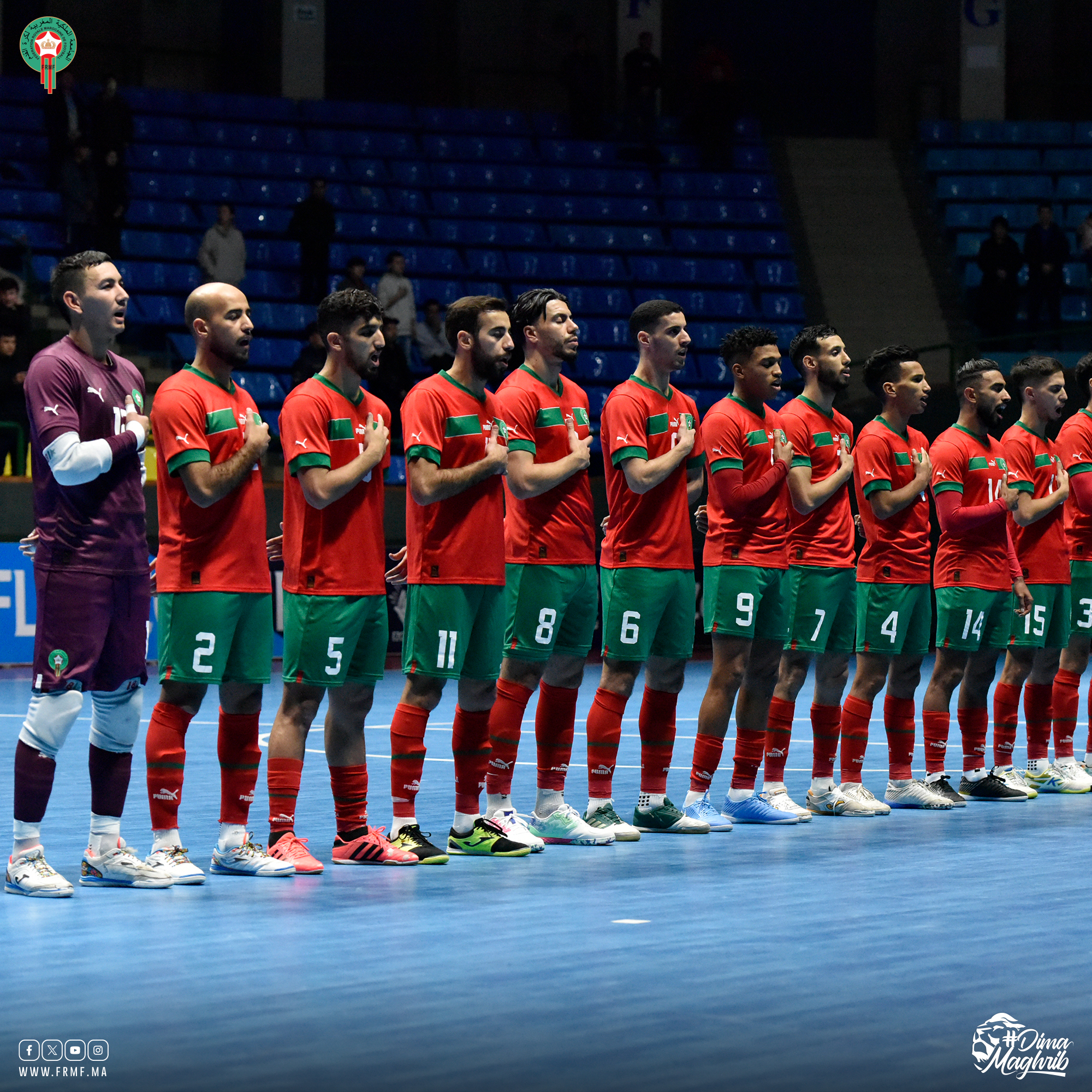 Futsal amical / Ouzbékistan - Maroc :  Les Lions surclassent les Ouzbeks