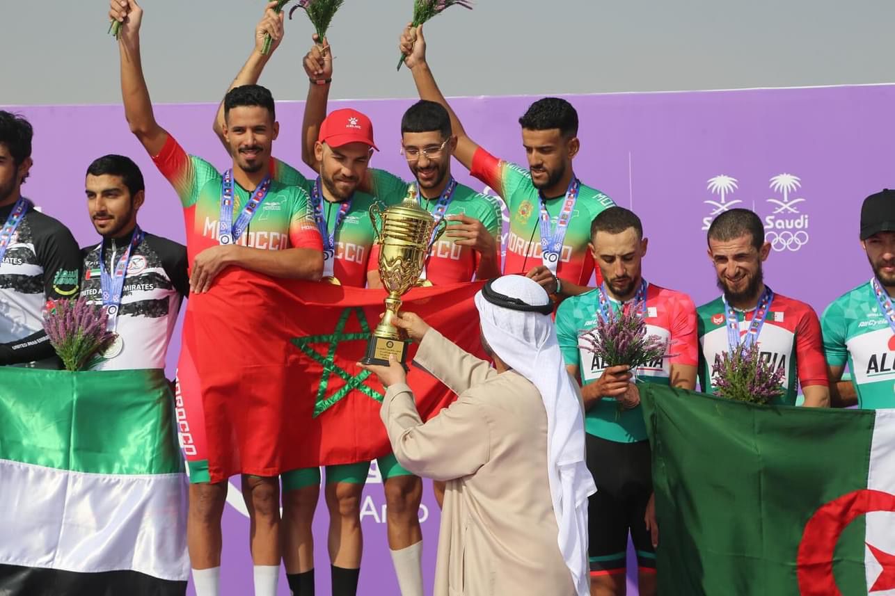 Championnat arabe de cyclisme : L'équipe du Maroc seniors sacrée dans la course contre-la-montre