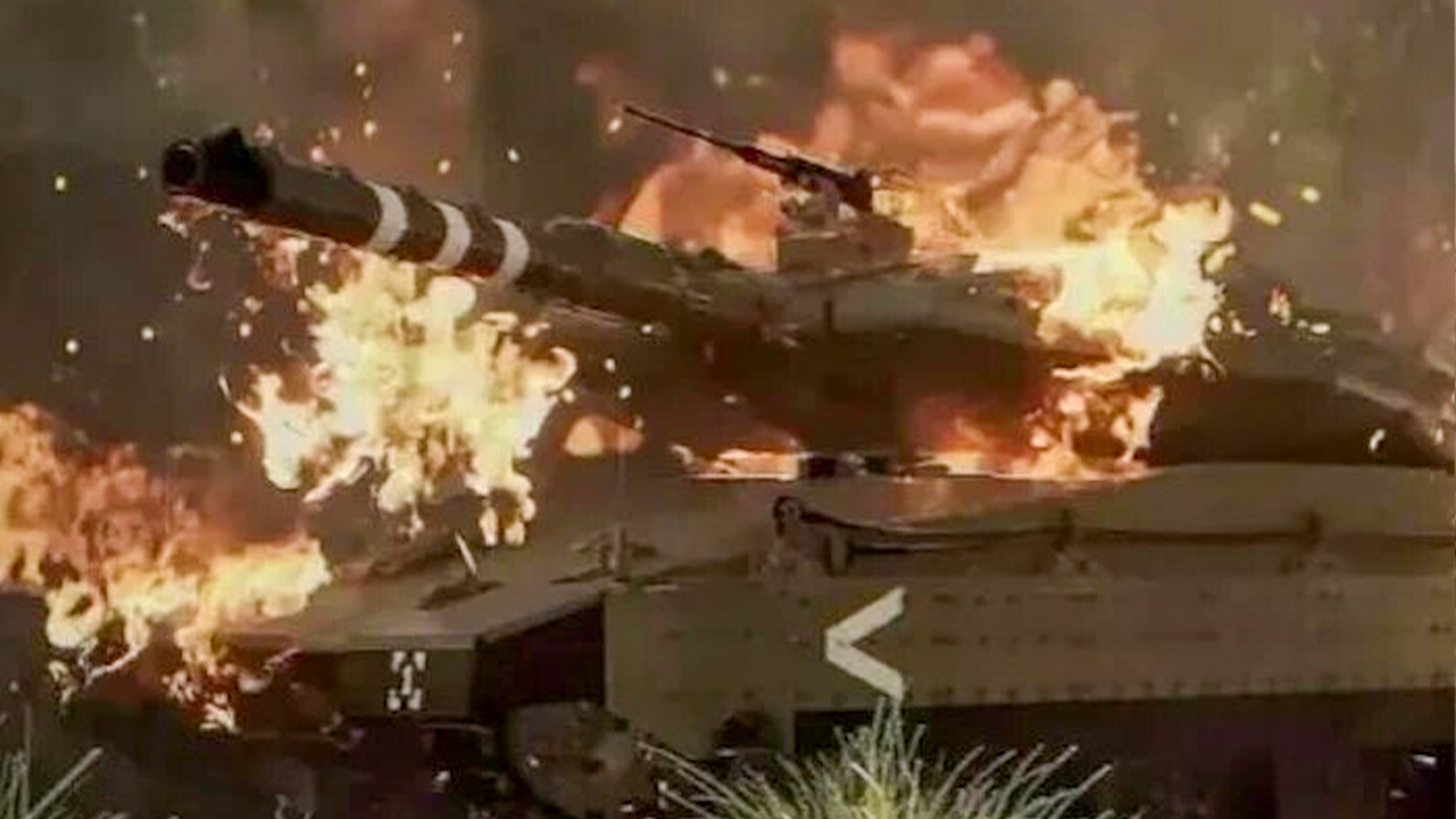 Palestine : Gaza se transforme en cimetière des Merkava Palestine : Gaza se transforme en cimetière des Merkava