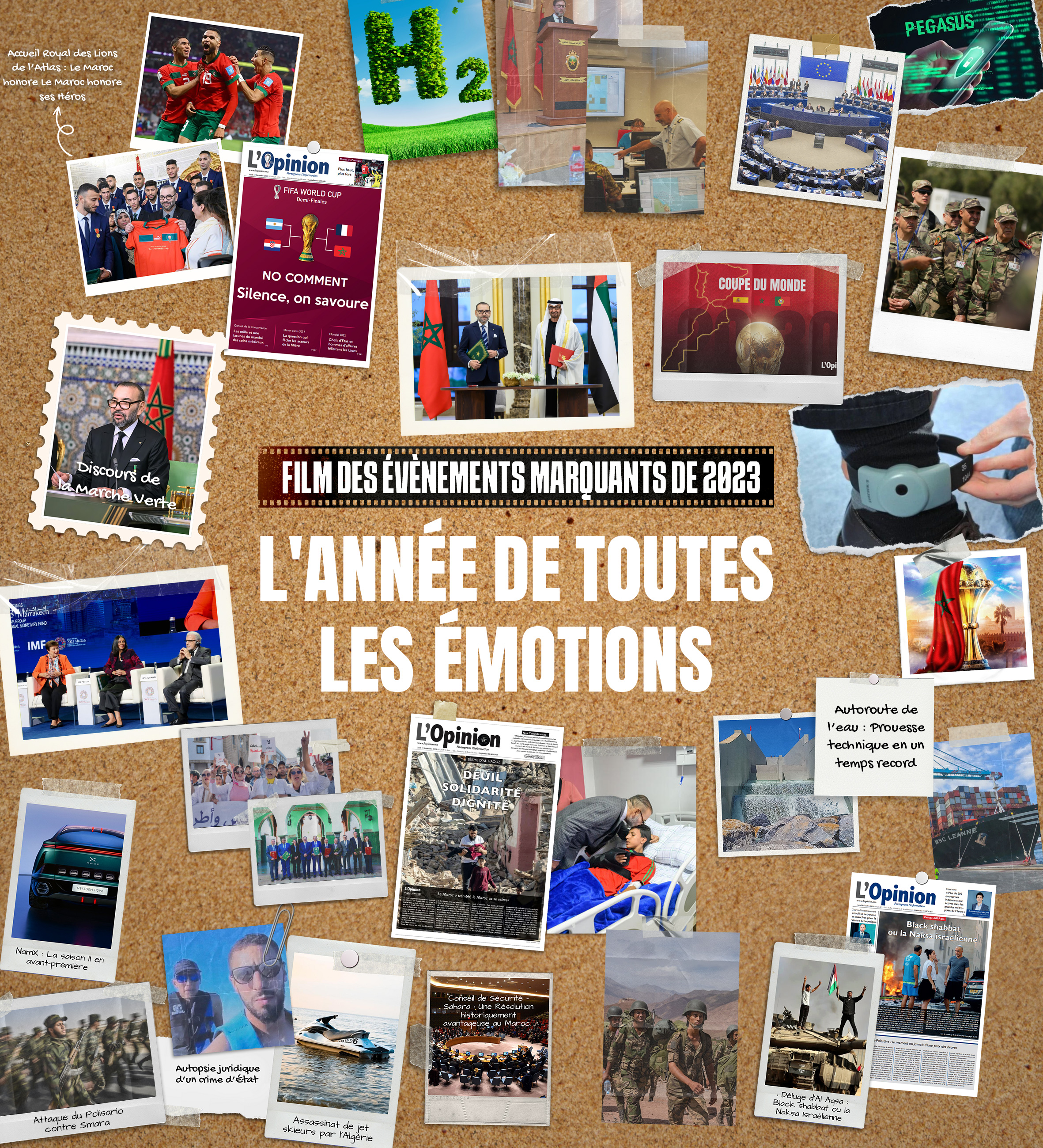 Film des évènements marquants de 2023 : L’Année de toutes les émotions