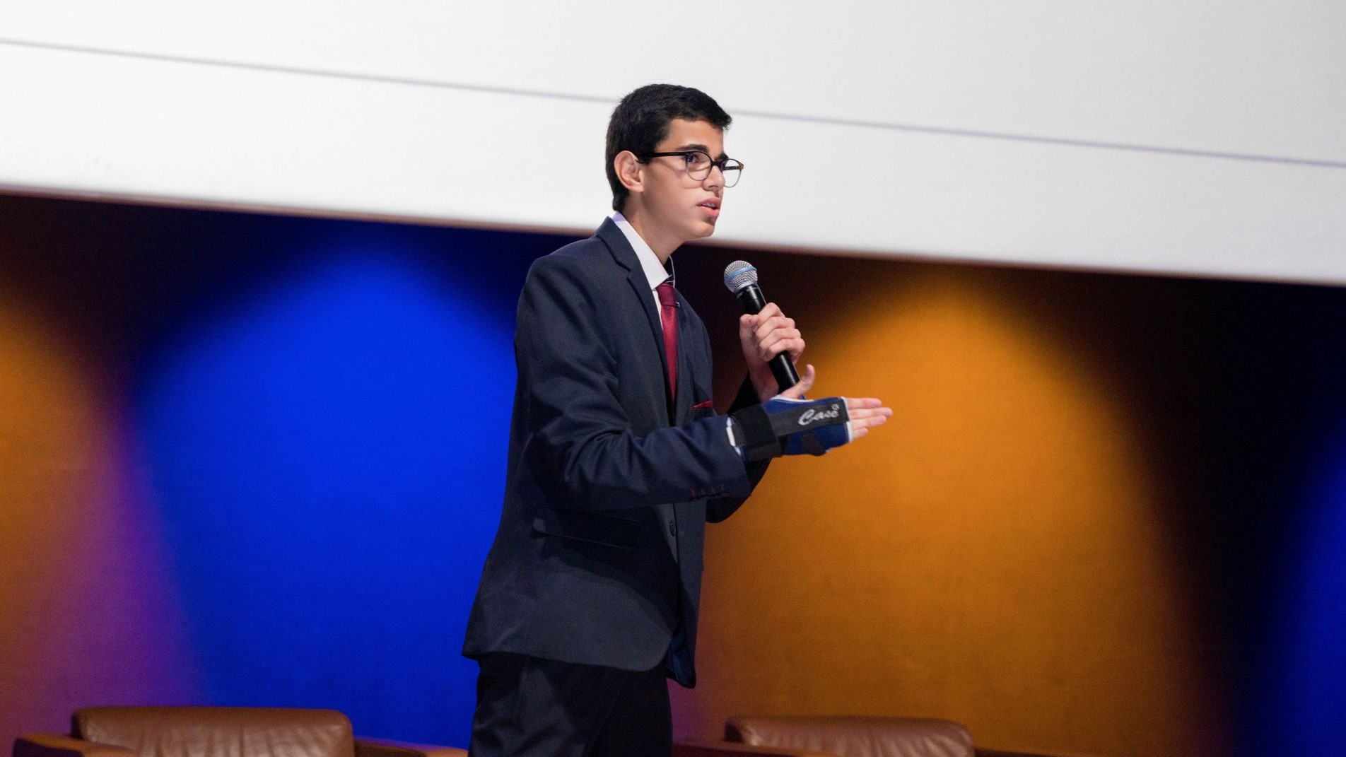 Ahmed Ennaciri,  jeune entrepreneur de 16 ans. Ahmed Ennaciri,  jeune entrepreneur de 16 ans.