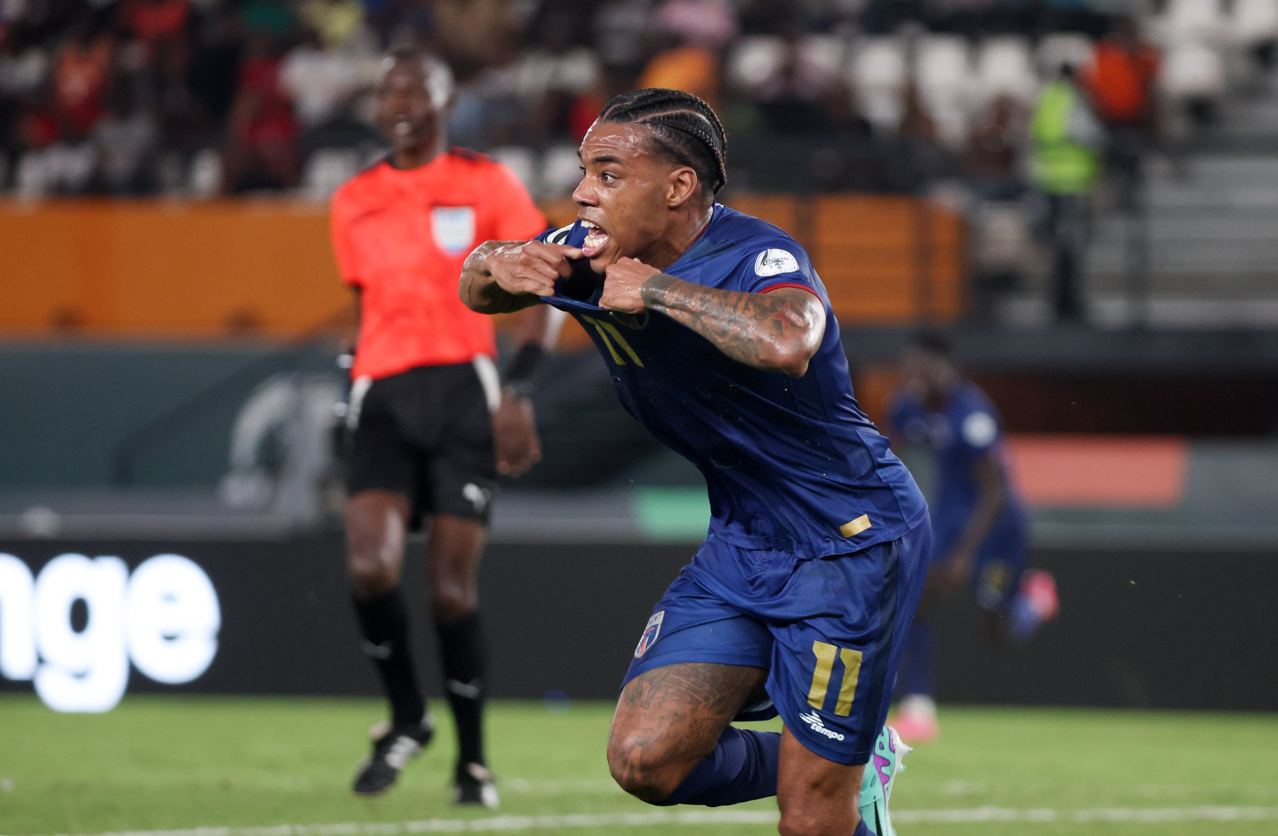 Rodrigues, auteur du but victorieux du Cap Vert dans le temps additionnel