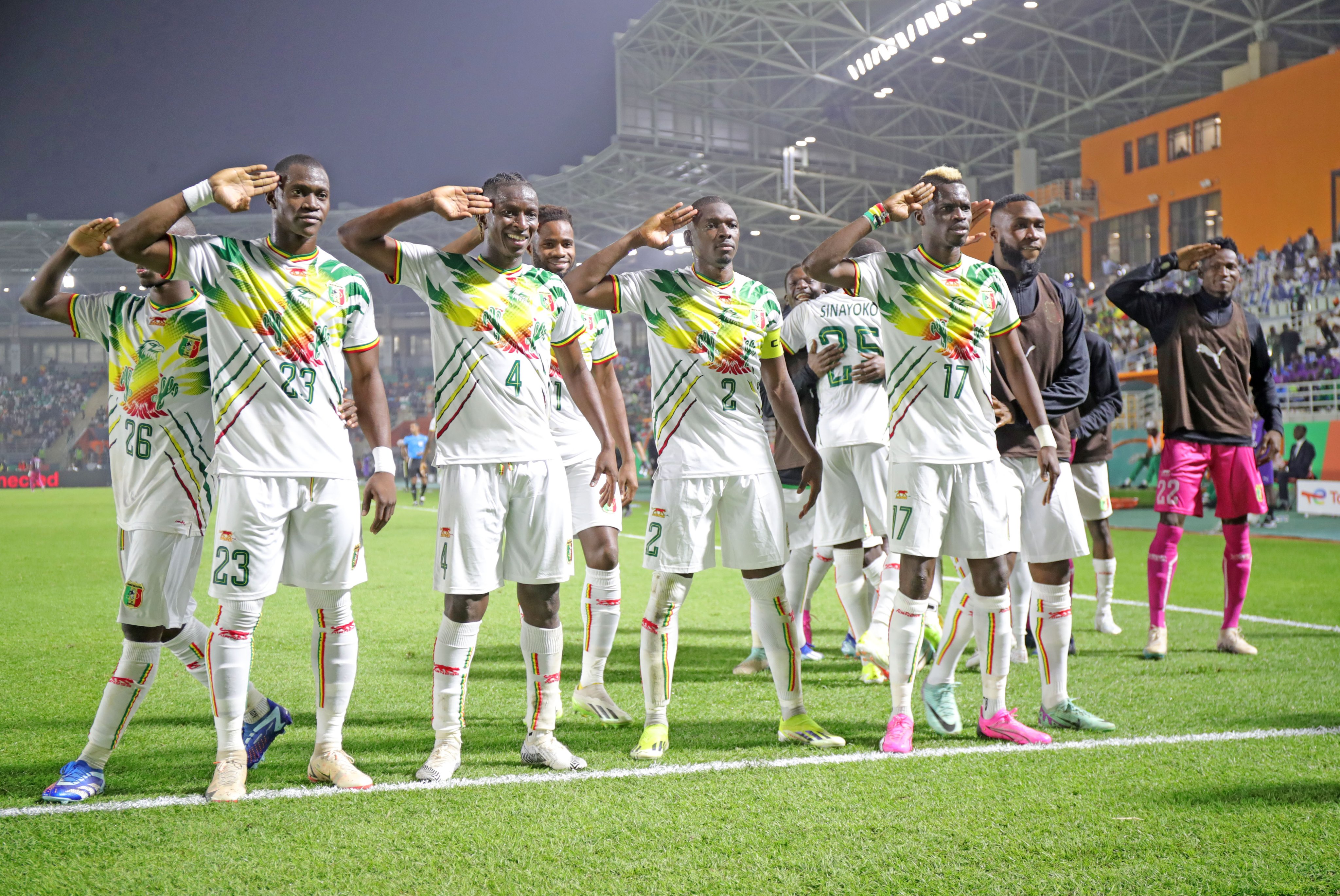 Les Maliens victorieux à l'issue d'une partie très agréable à suivre .