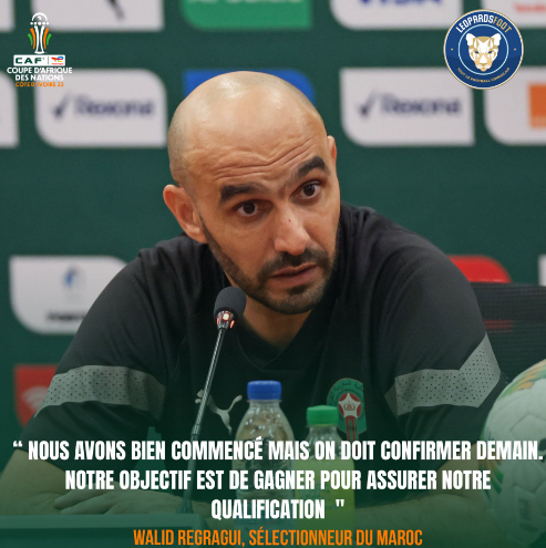 CAN 2023: La conférence de presse de Regragui du point de vue congolais