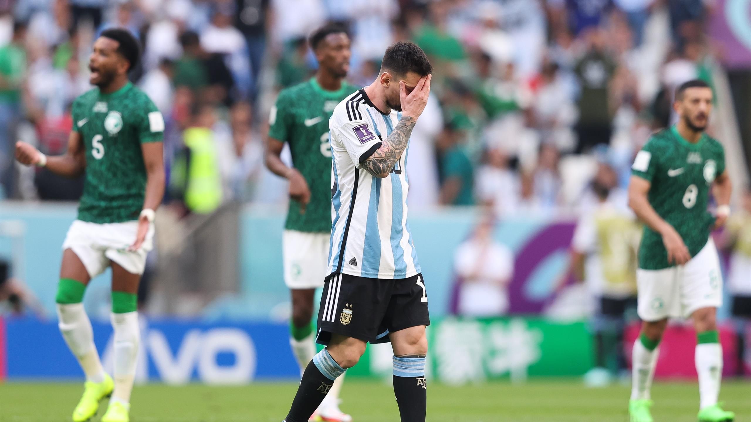 Lionel Messi avec l'Argentine face à l'Arabie saoudite  Crédit: Getty Images
