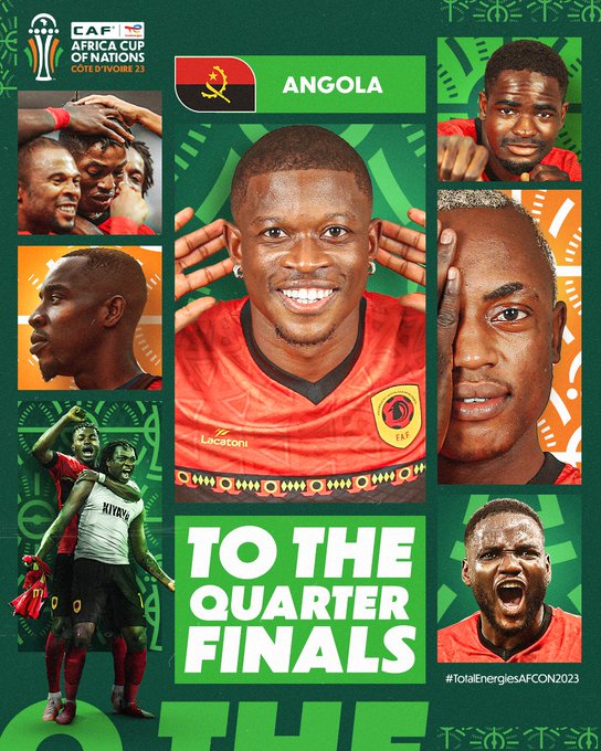 CAN 2023 : L'Angola première quart-finaliste