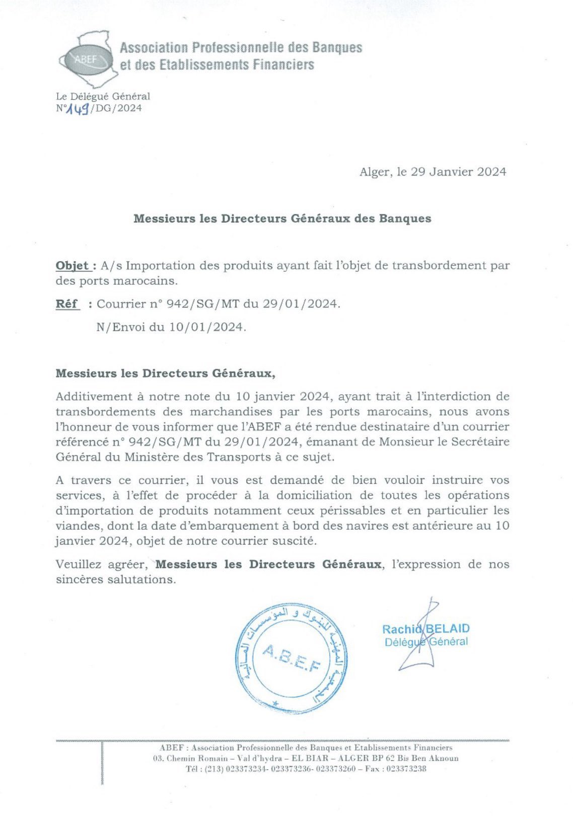 L’Algérie fait volte-face et réautorise le transbordement des marchandises par les ports marocains