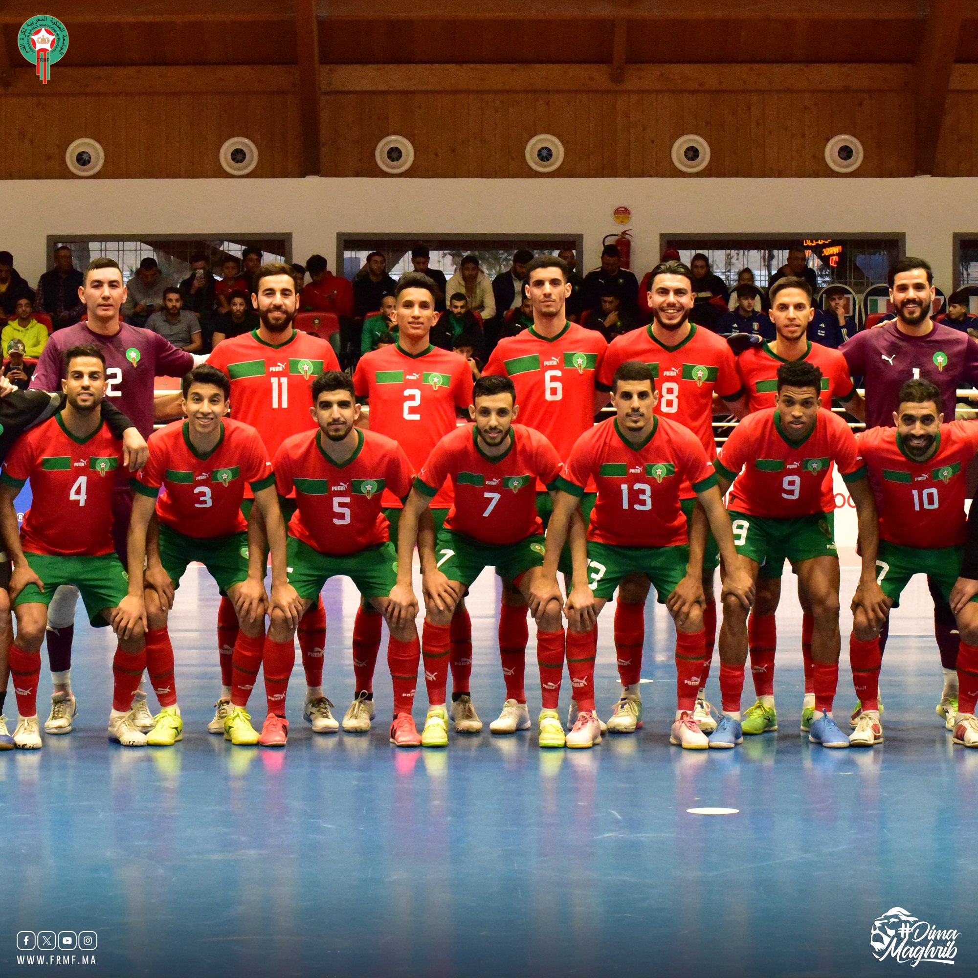 Futsal amical :  Les Lions refont la victoire face à la Squadra Azzura!