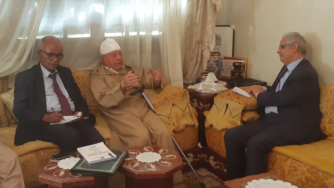 Nizar Baraka, SG de l'Istiqlal et feu Mohamed Bensaïd Aït Idder (Ph. Archive)