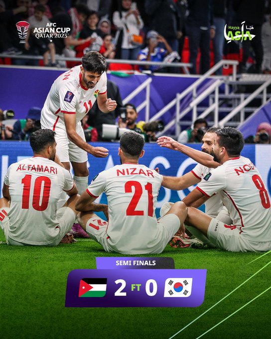 Asian Football Cup La Jordanie d Ammouta en finale au grand merite