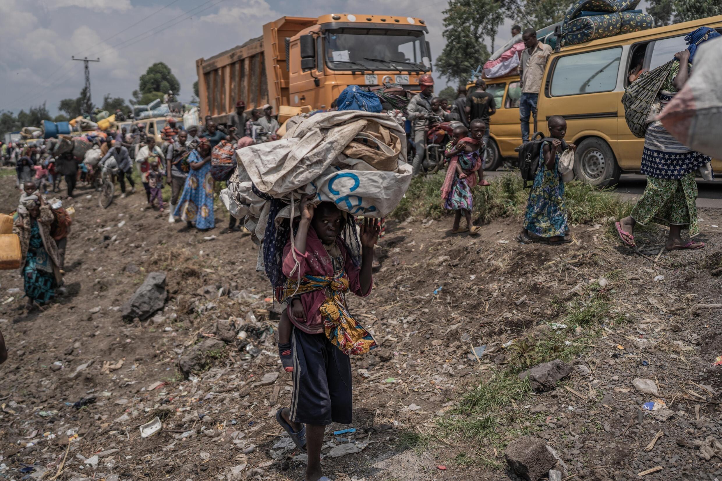 Conflit M23 en RDC : poursuite des combats à Sake, Goma retient son souffle