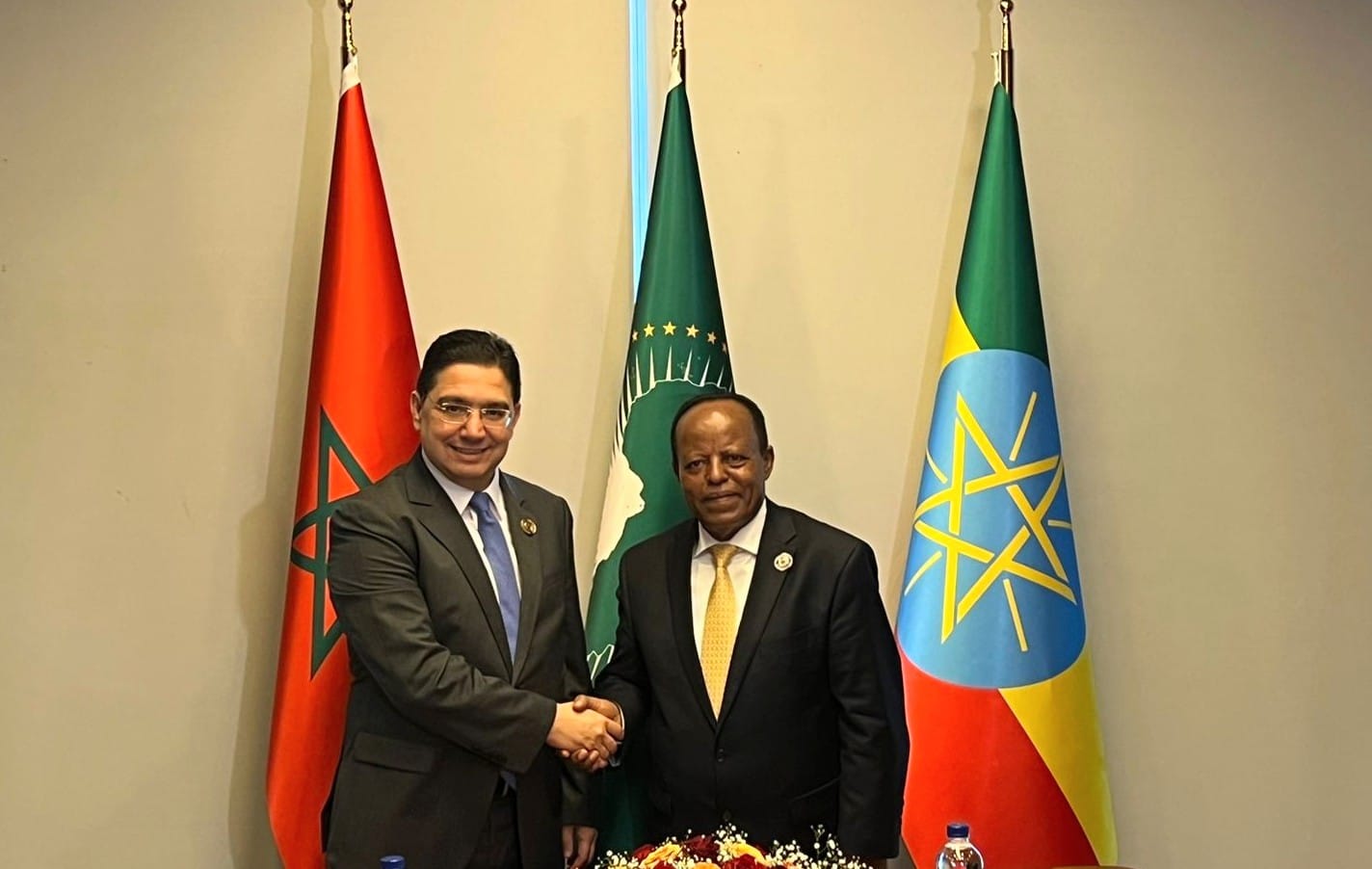 À Addis-Abeba, Nasser Bourita s'entretient avec son homologue éthiopien