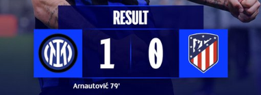 Ligue des champions:  Le PSV accroché, l’inter vainqueur
