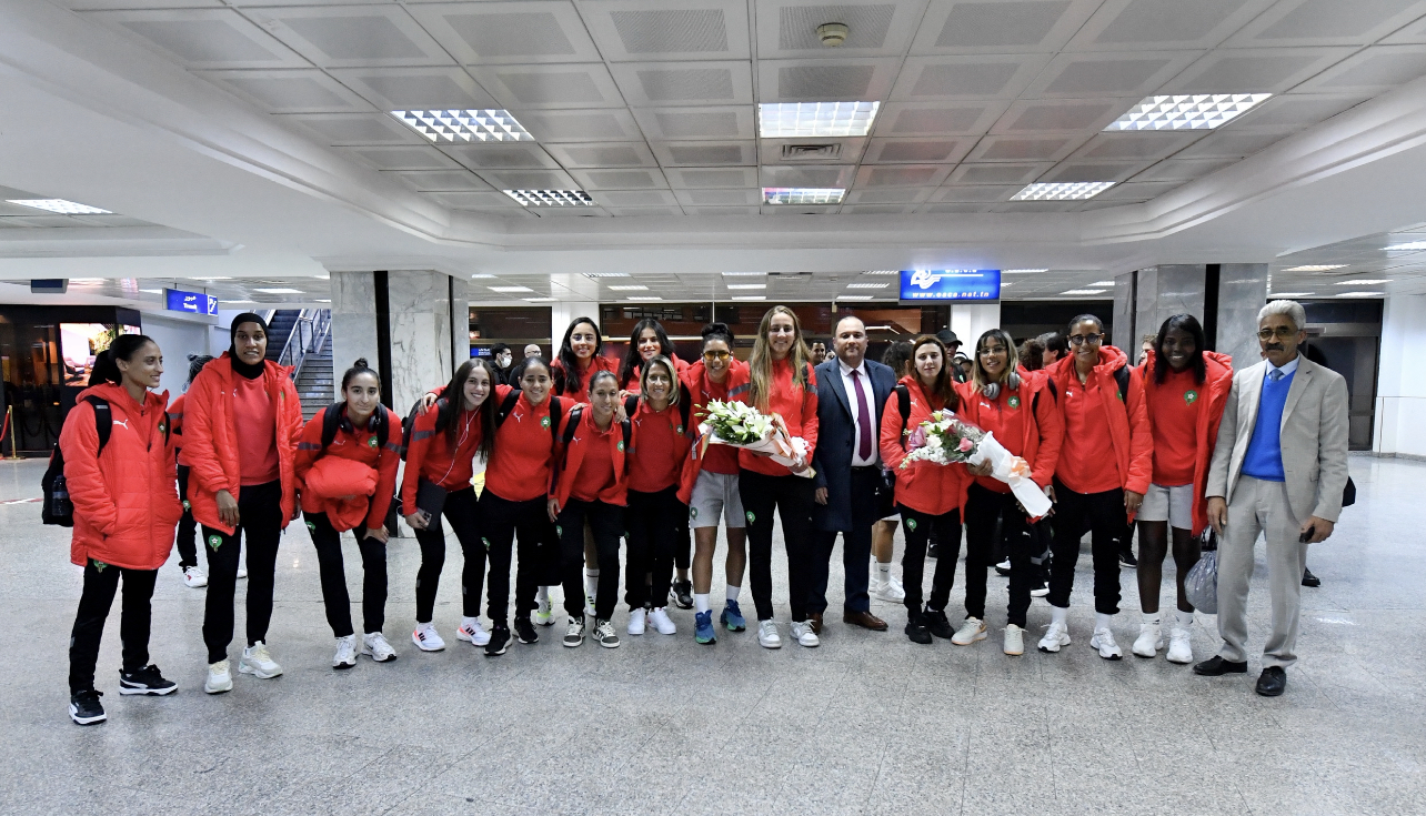 Foot féminin / Qualif. JO 2024: Arrivée des Lionnes de l'Atlas à Tunis