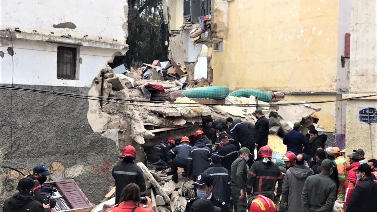 Effondrement d'une maison à « derb Talyan » à Casablanca 