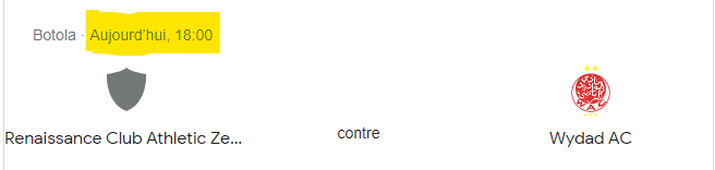 Botola D1/ J20- mise à jour: RCAZ-WAC, ce mardi à huis clos.