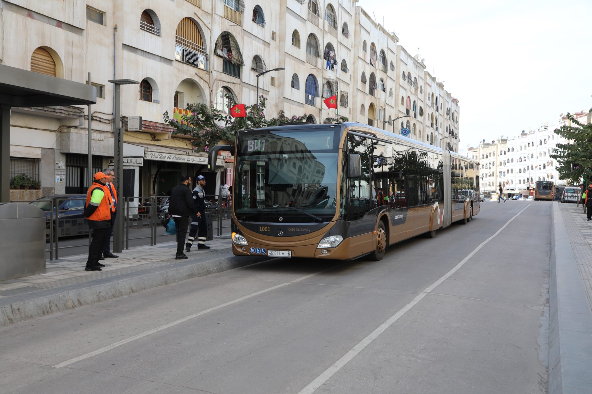 Casablanca :  le busway fréquenté par une moyenne de 23 000 passagers quotidiens