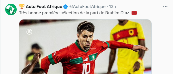 Maroc-Angola / Brahim  Diaz:   « Heureux, reconnaissant, fier et bien à l’aise ! »