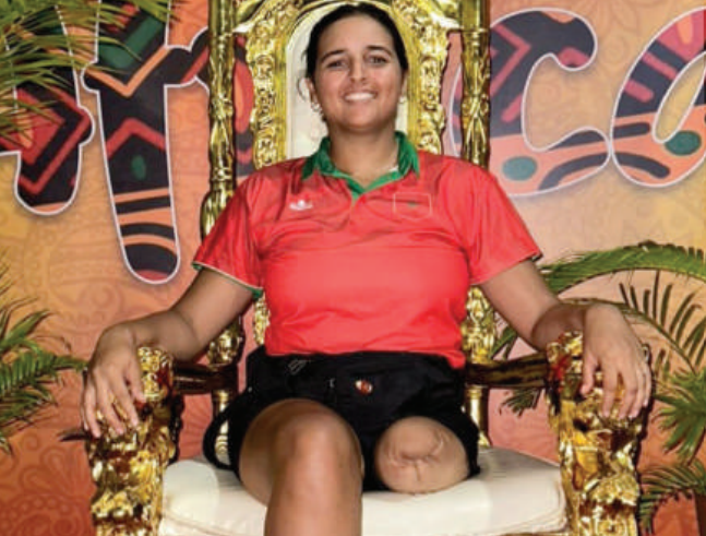 Najwa sur le toit de l’Afrique.