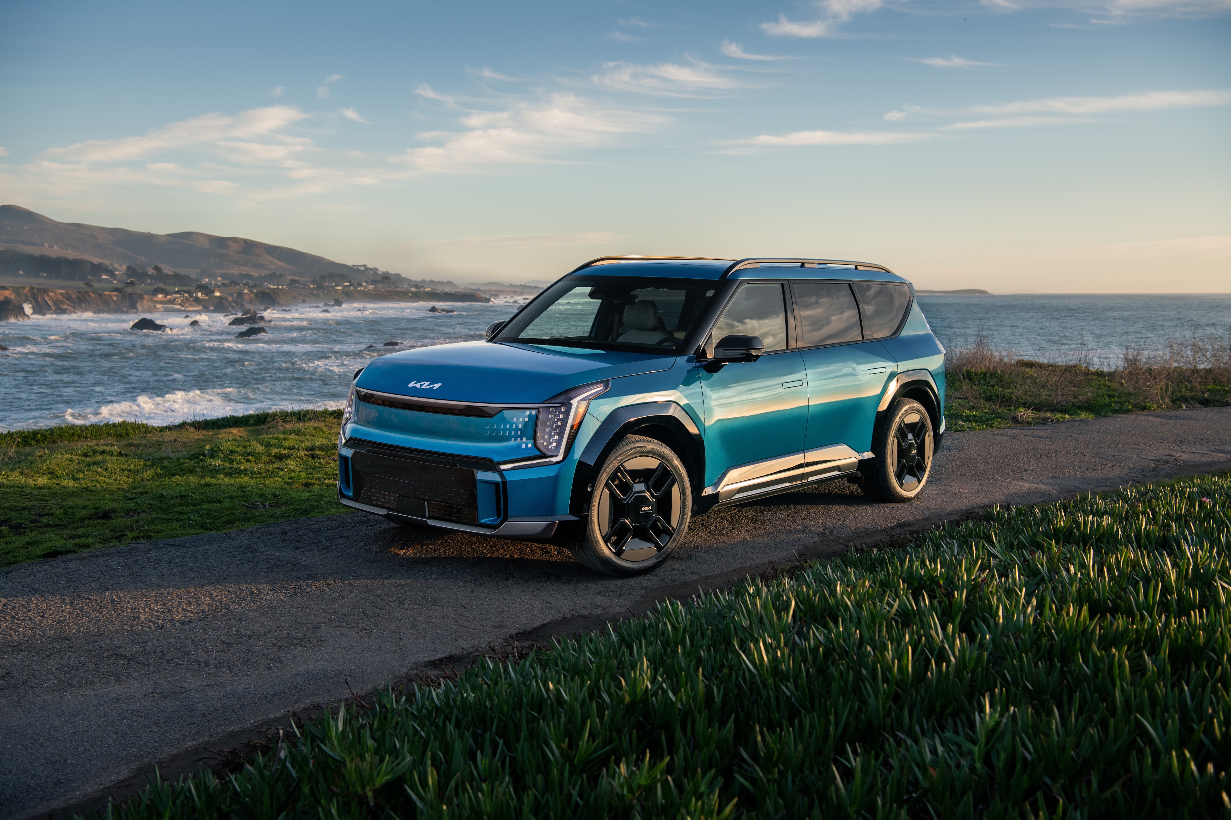 Lancement de la KIA EV9, une tout-électrique futuriste