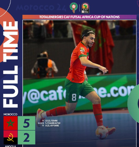 CAN Futsal Rabat 24 / Les Lions dominent les Palancas Negras