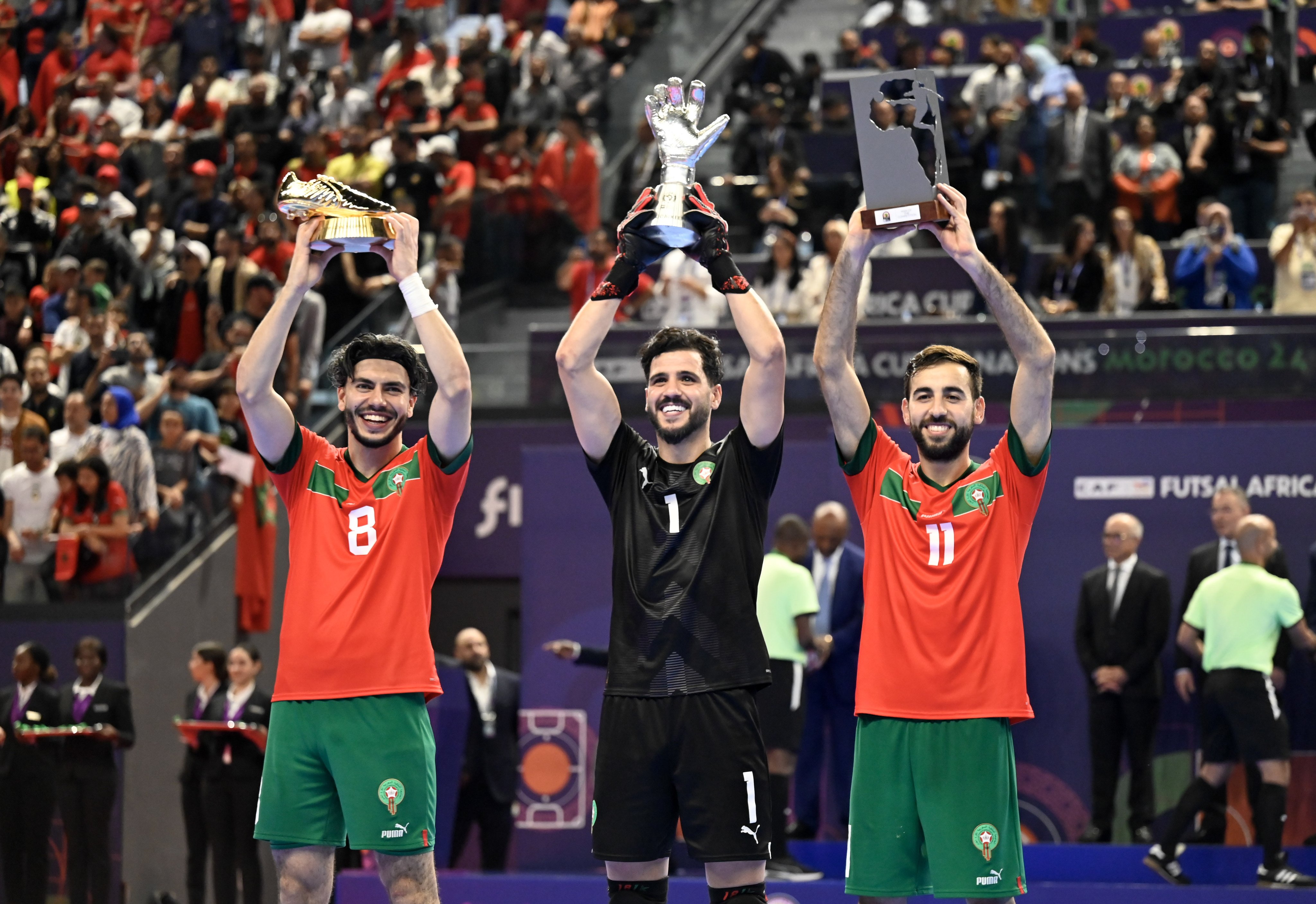 CAN Futsal Maroc 24 :  Les Trophées individuels également marocains !