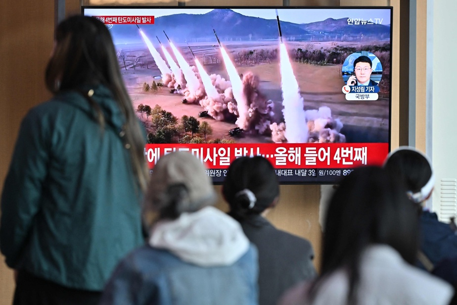 Les deux Corées : Pyongyang tire une salve de missiles balistiques à courte portée