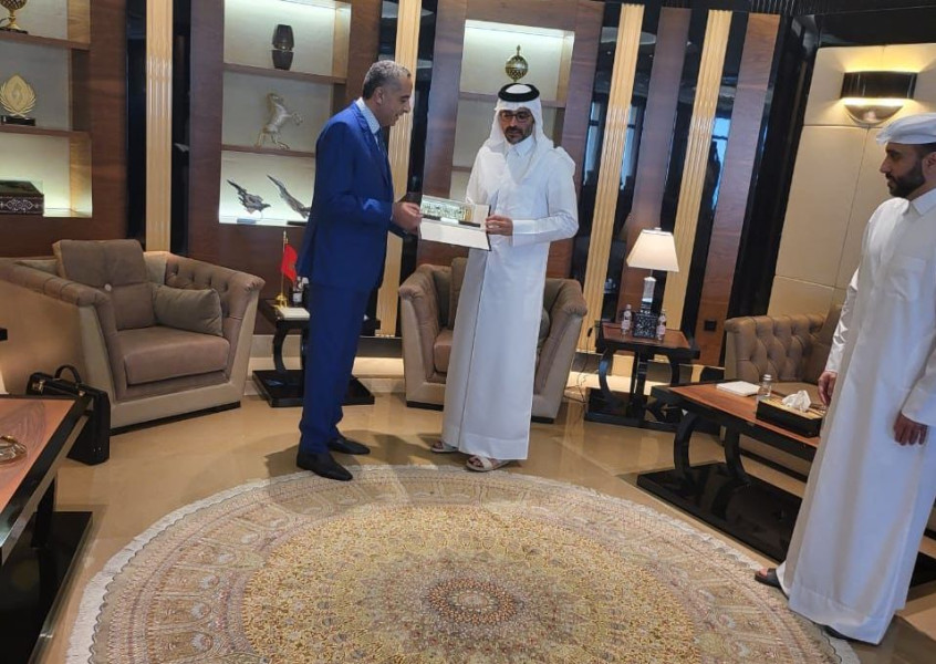 Abdellatif Hammouchi s’entretient avec le Chef du Service de sécurité de l'État du Qatar Abdellatif Hammouchi s’entretient avec le Chef du Service de sécurité de l'État du Qatar
