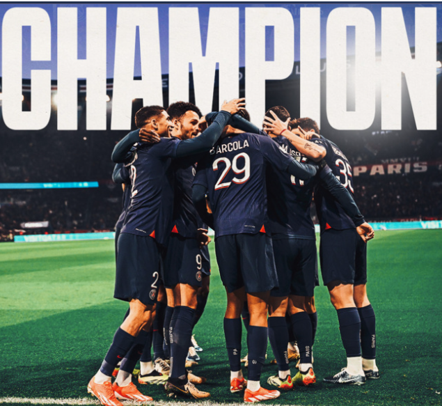 Ligue 1 : le PSG Champion 2024 ce dimanche sans jouer !