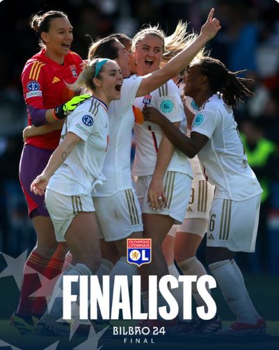 Ligue féminine des champions. UEFA:  Barça et OL en finale