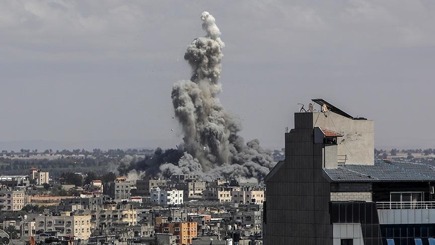 Intense Israeli bombardment east of Rafah