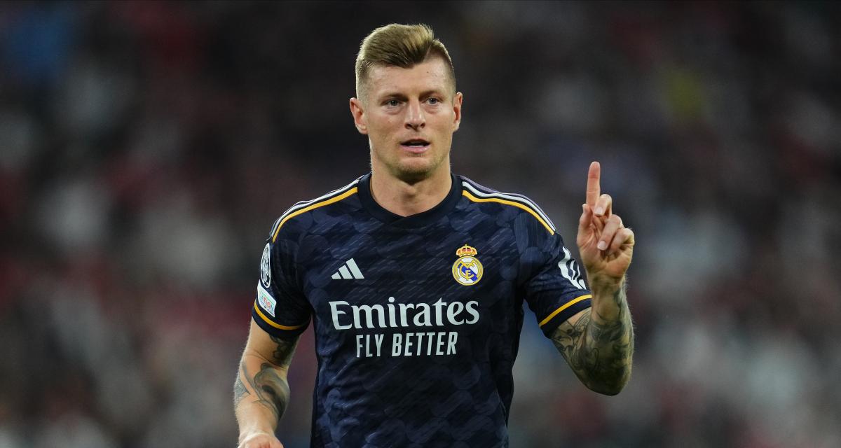 Toni Kroos sous le maillot du Real Madrid.